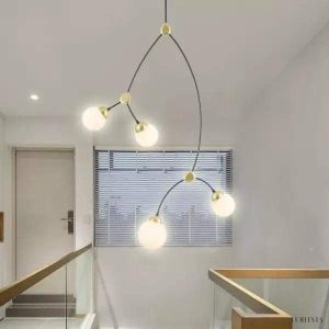 Lampa wisząca Ivy w egzotycznym stylu z dmuchanego szkła