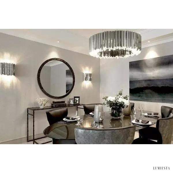 Lampa sufitowa Facet metalowa z efektem LED  styl nowoczesny