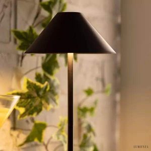 Lampka stołowa Cone z akumulatorem do użytku zewnętrznego