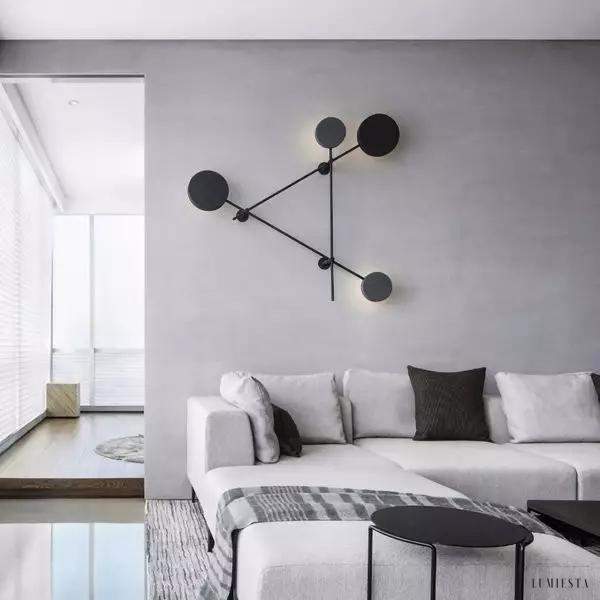 Lampa ścienna Iride w nowoczesnym geometrycznym stylu