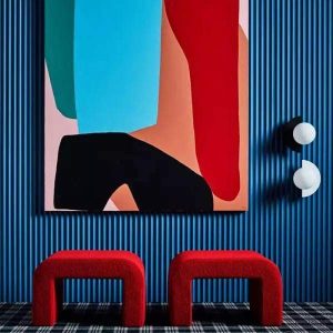 Kolorowa lampa ścienna Nordic Candy z szklanym kloszem