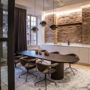 Lampa wisząca Mula z ruchomym kloszem półkulistym