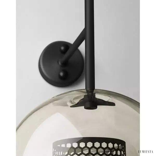 Lampa Ścienna Chiswick Glass Stylowa Szklana Kapsułka