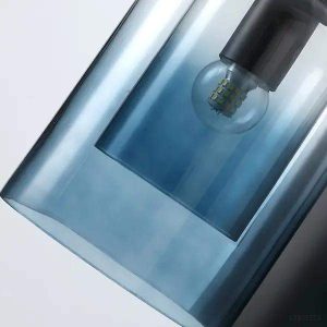 Lampa ścienna szklana Lumi elegancka minimalistyczna 35 cm