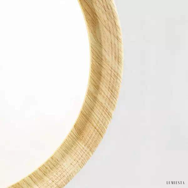 Vintage Okrągła Lampa LED sufitowa w stylu skandynawskim