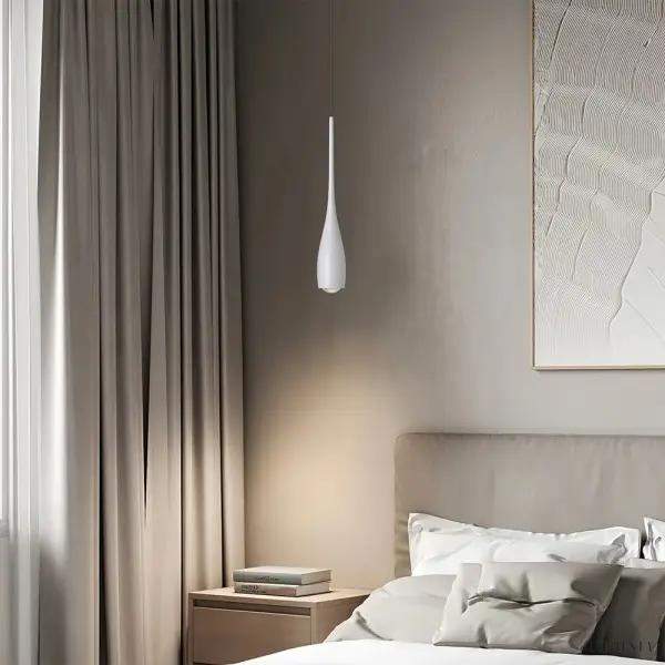 Lampa wisząca Whelan w kształcie kropli nowoczesny styl