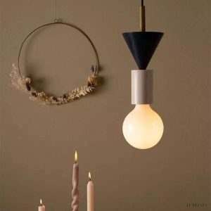 Kolorowa Lampa Wisząca Junit Drewniane Kształty