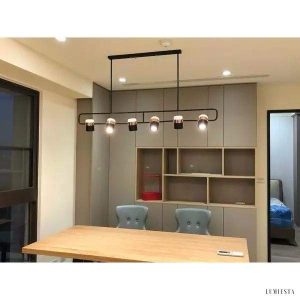 Lampa wisząca LED Slim w stylu art deco z regulowanym kloszem