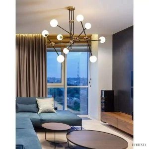 Lampa wisząca SI w stylu nowoczesnym z ręcznie dmuchanym szkłem