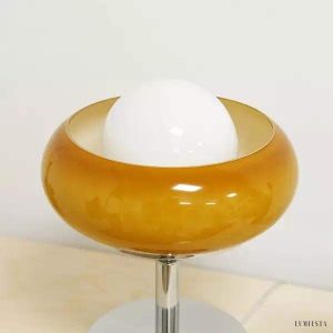 Stylowa lampa stołowa Bauhaus Egg Tart w minimalistycznym wzornictwie