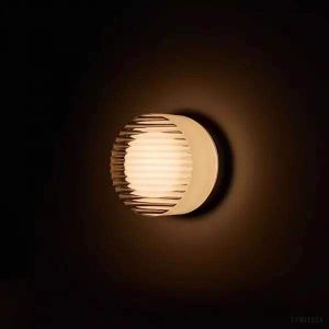 Nowoczesna lampa ścienna sufitowa Crisp w stylu ekologicznym