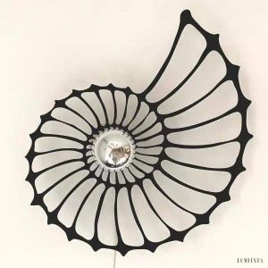Lampka ścienna LED Nautilus w stylu nowoczesnym 50 cm