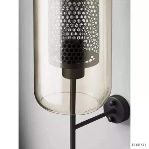 Lampa Ścienna Chiswick Glass Stylowa Szklana Kapsułka