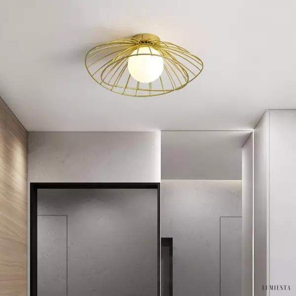 Ray Metalowa Wisząca Lampa z Oryginalnym Kształtem