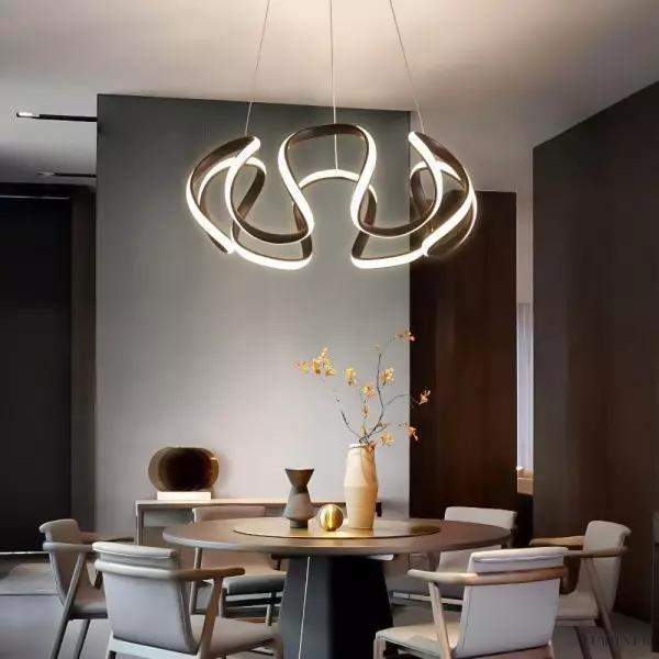 Lampa wisząca Balet LED minimalistyczny żyrandol nowoczesny