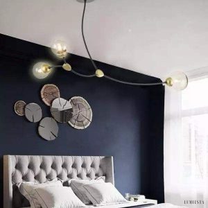 Lampa wisząca Ivy w egzotycznym stylu z dmuchanego szkła