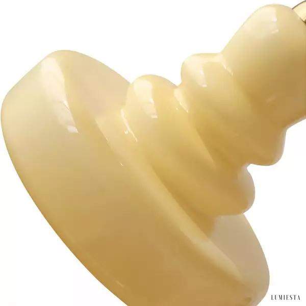 Wisząca lampa szklana Gourd w stylu vintage