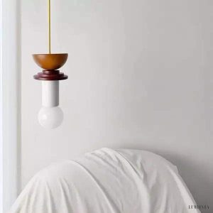 Kolorowa Lampa Wisząca Junit Drewniane Kształty