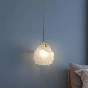 Nowoczesna lampa wisząca muszla Seashell Pearl do salonu