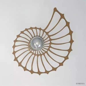 Lampka ścienna LED Nautilus w stylu nowoczesnym 50 cm