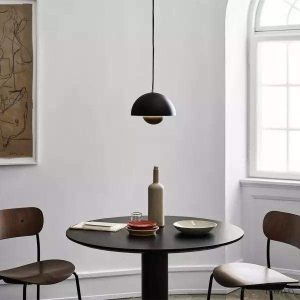 Lampa wisząca Kwiatowa w kształcie półkuli w różnych kolorach