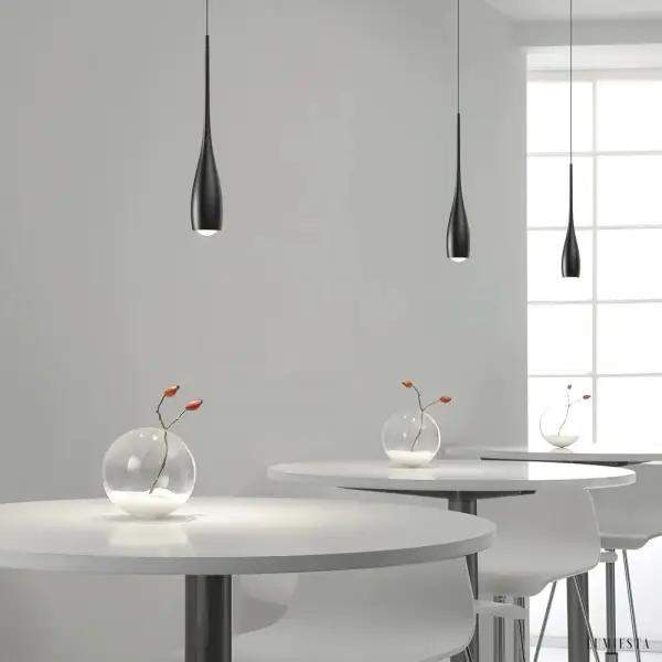 Lampa wisząca Whelan w kształcie kropli nowoczesny styl