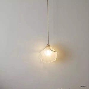Nowoczesna lampa wisząca muszla Seashell Pearl do salonu