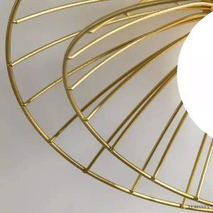 Ray Metalowa Wisząca Lampa z Oryginalnym Kształtem