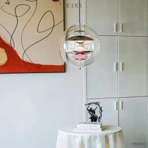 Lampa wisząca West nowoczesny klosz kula eleganckie oświetlenie