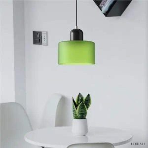 Mondi - Cylindryczna lampa wisząca - elegancki design do wnętrz - wiele kolorów - Ø15cm