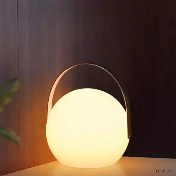 Lampa campingowa przenośna LED z uchwytem stylowa