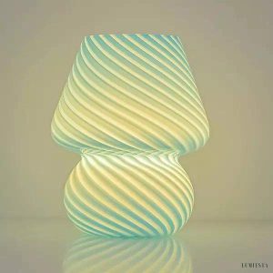 Lampa stołowa w kształcie grzyba w stylu nordyckim