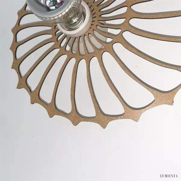 Lampka ścienna LED Nautilus w stylu nowoczesnym 50 cm