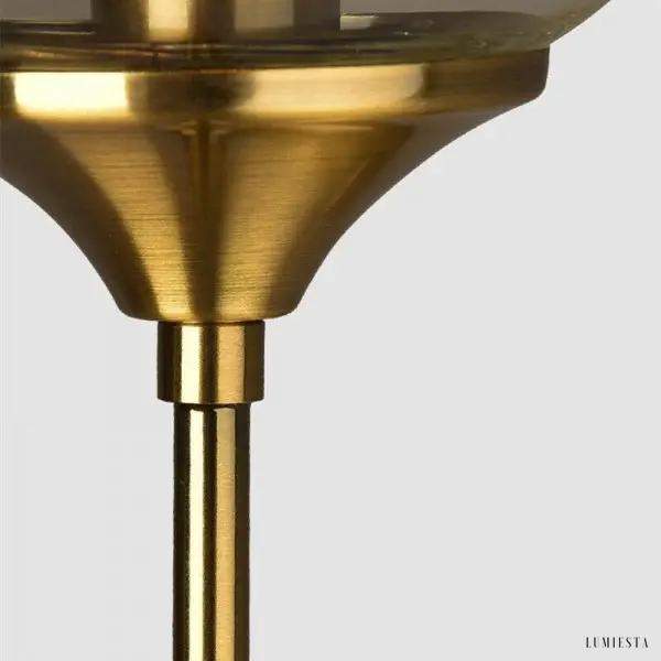 Minimalistyczna szklana lampa ścienna w kształcie kuli