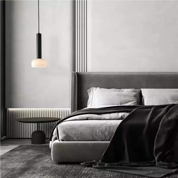 image_15-41.jpg Nowoczesna włoska lampa wisząca minimalistyczna z kloszem szklanym