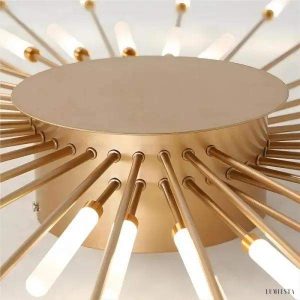 Nowoczesna lampa sufitowa Sputnik z efektem fajerwerków