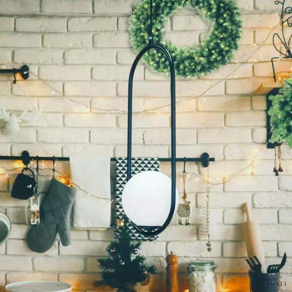 Mila - Lampa Wisząca Szklana Kula Nowoczesny Design