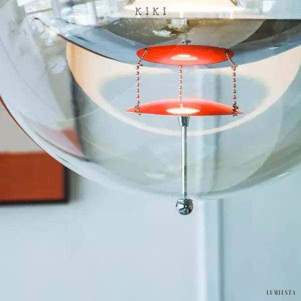 Lampa wisząca West nowoczesny klosz kula eleganckie oświetlenie