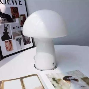 Lampka stołowa w stylu Bauhaus w kształcie grzyba z dimmerem