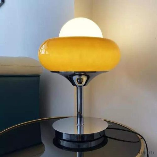 Stylowa lampa stołowa Bauhaus Egg Tart w minimalistycznym wzornictwie