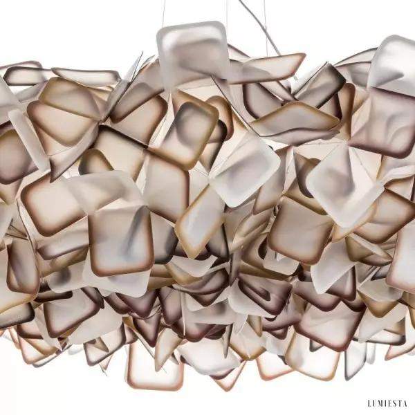 Lampa wisząca Fluf w kształcie chmury z kolorem