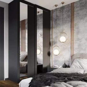 Mila - Lampa Wisząca Szklana Kula Nowoczesny Design