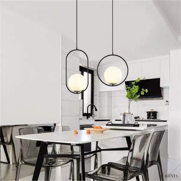 Mila - Lampa Wisząca Szklana Kula Nowoczesny Design
