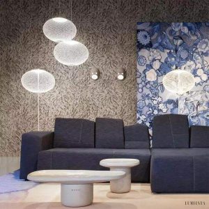 Lampa Wisząca Mesh Minimalistyczny Żyrandol w Kształcie Bańki