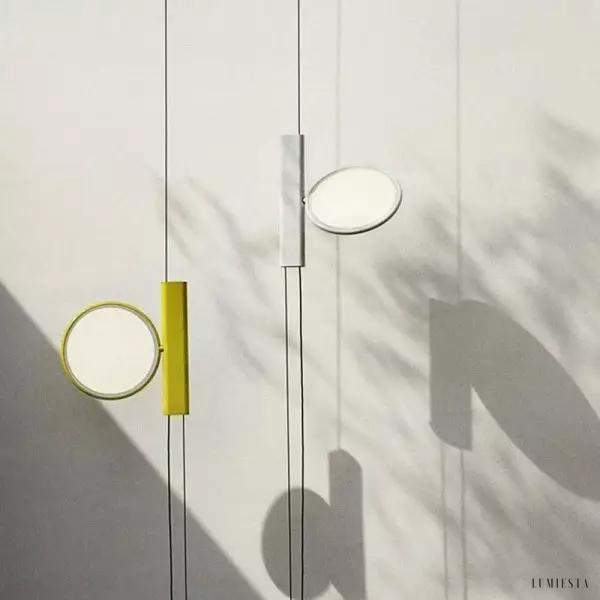 Lampa wisząca Foli minimalistyczna z regulowanym kloszem