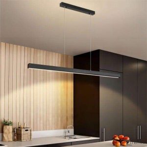 Lampa wisząca LED metalowa pozioma industrialna 60 80 100 120 cm