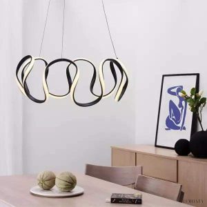 Lampa wisząca Balet LED minimalistyczny żyrandol nowoczesny