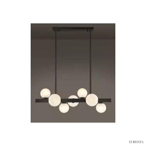 Lampa wisząca Ballo w stylu nordyckim z kulami szklanymi