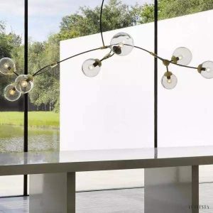 Lampa wisząca Ivy w egzotycznym stylu z dmuchanego szkła