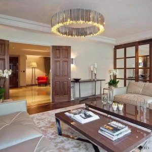 Lampa sufitowa Facet metalowa z efektem LED  styl nowoczesny